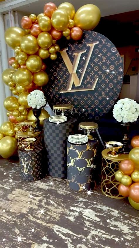 louis vuitton birthday decorations|louis vuitton birthday ideas.